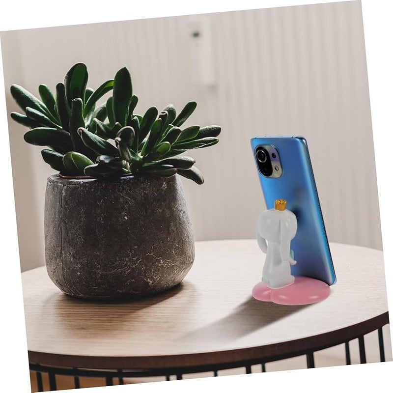 Cartoon Rabbit Phone Stand Holder For Desktop Home Office Nightstand All Mobile Devices - Image 5